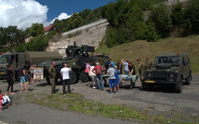 ukázka vojenské techniky  Jáchymov