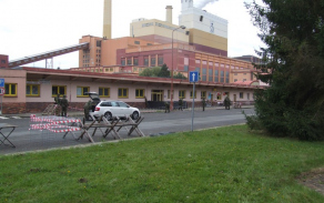 střežený objekt příprava zátarasů
